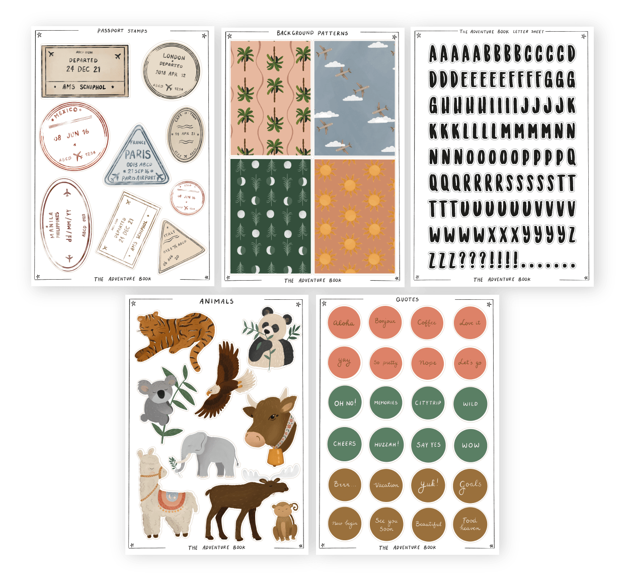 Printable Stationery Set (Digital Download) - The Adventure Book