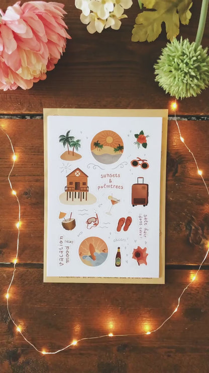 Travel Sticker Set