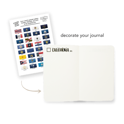 Printable North America Flags Set (Digital Download) - The Adventure Book