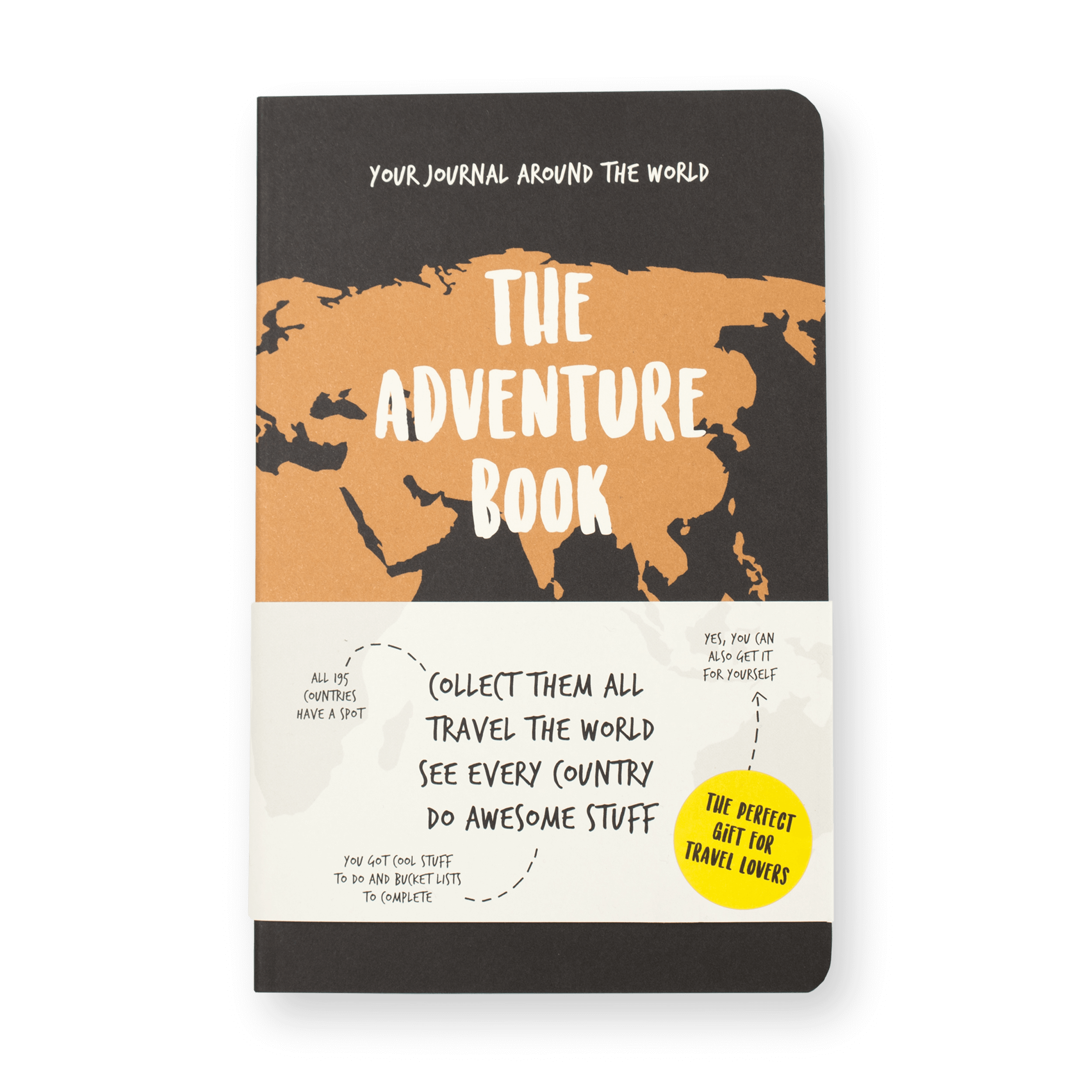 The Adventure Book front Travel Journal