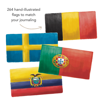Printable Flags Set (Digital Download) - The Adventure Book