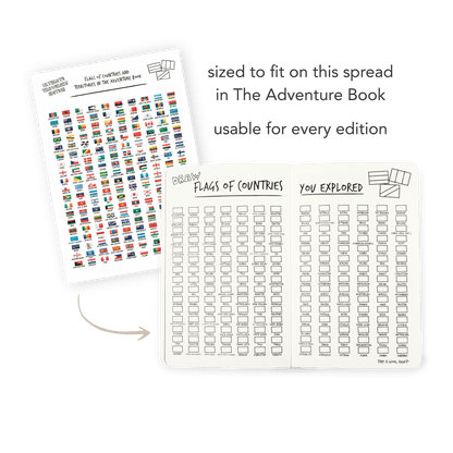 Printable Flags Set (Digital Download) - The Adventure Book