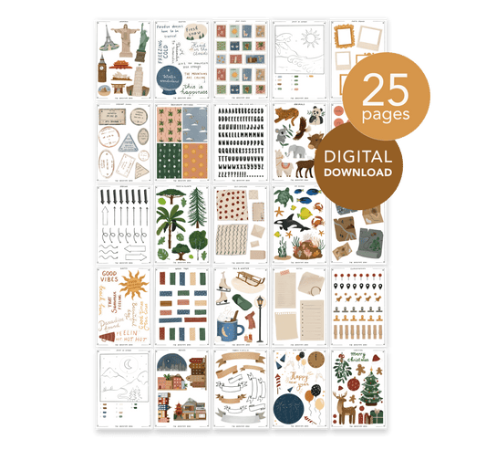 Printable Stationery Set (Digital Download) - The Adventure Book
