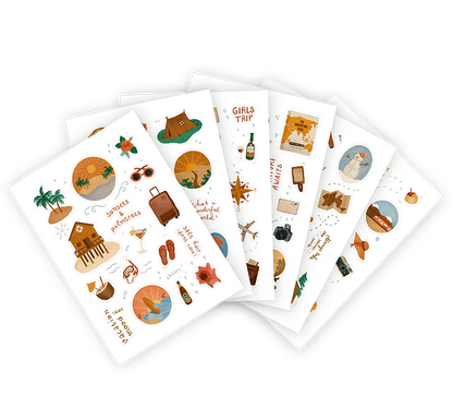 Travel Sticker Set - The Adventure Book