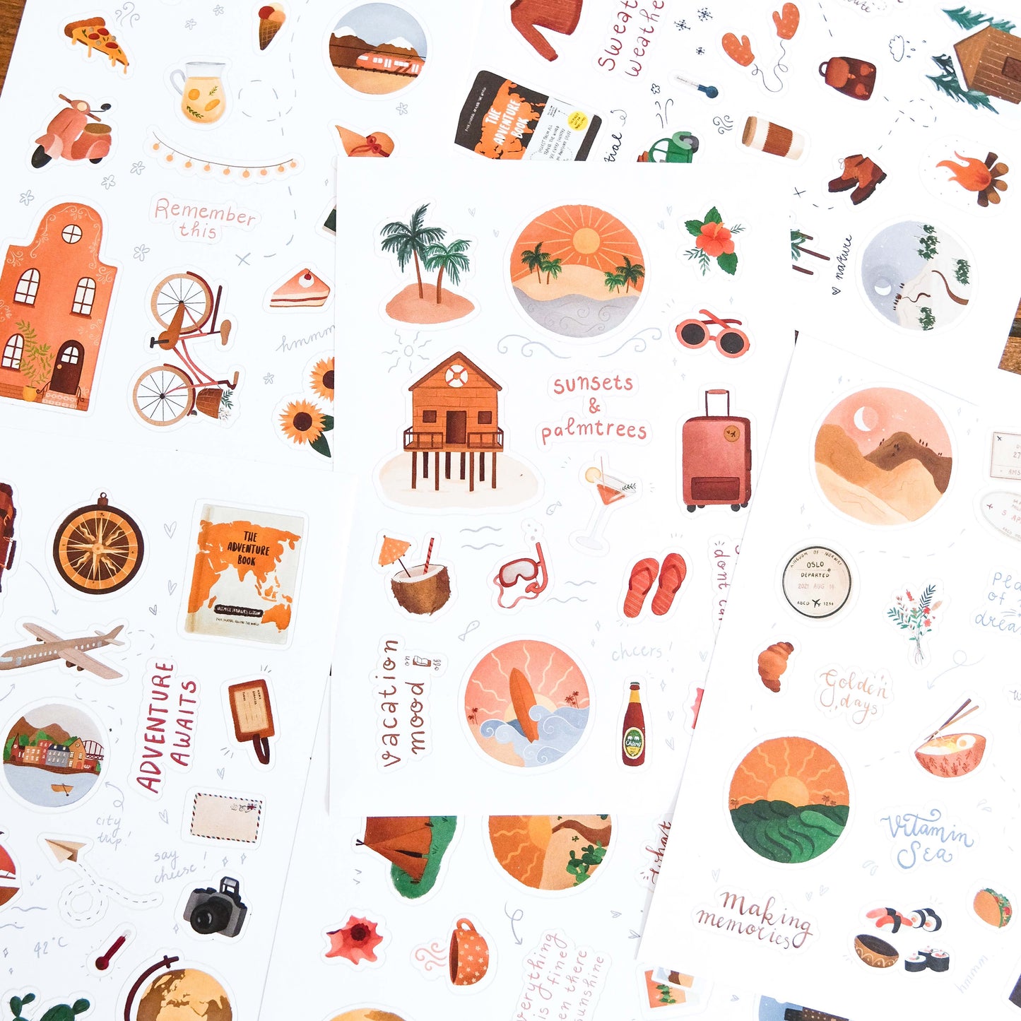 Travel Sticker Set - The Adventure Book